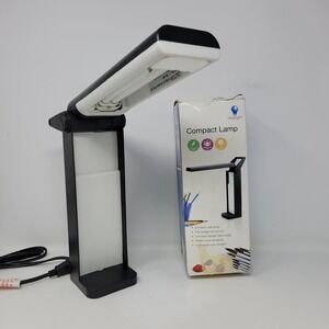 Daylight Compact Craft Lamp U33051-01 Black 13W Energy Saving Folding Desk Light